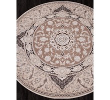 Ковер Karmen Hali Armina 04033B dark brown Круг