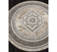 Ковер Karmen Hali Armina 04037C grey/brown Круг