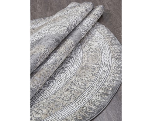 Ковер Karmen Hali Armina 04073C grey/brown Круг