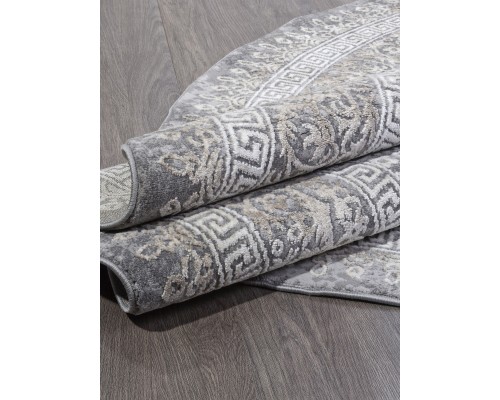 Ковер Karmen Hali Armina 04073C grey/brown Круг