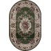Ковер Merinos Colizey d057 green Овал