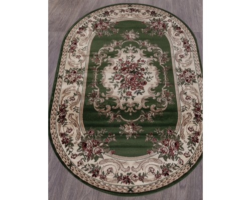 Ковер Merinos Colizey d057 green Овал Ковер Merinos Colizey d057 green Овал