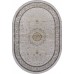 Ковер Arda Delina A051A light grey shrink/dark grey shrink Овал