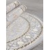 Ковер Arda Delina A051A light grey shrink/dark grey shrink Овал