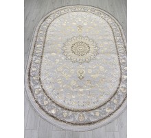 Ковер Arda Delina A051A light grey shrink/dark grey shrink Овал