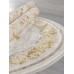 Ковер Arda Delina A123B cream/gold fdy Овал
