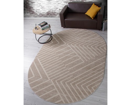 Ковер Merinos Dios F438 light beige Овал Ковер Merinos Dios F438 light beige Овал
