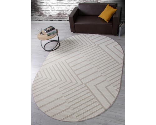 Ковер Merinos Dios F438 light cream Овал Ковер Merinos Dios F438 light cream Овал