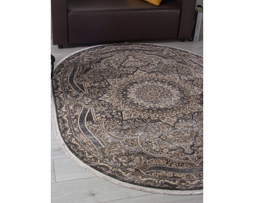 Ковер Merinos Dolce d415 dark gray Овал Ковер Merinos Dolce d415 dark gray Овал