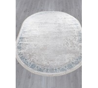 Ковер Arda Efsan L252A cream shrink/blue fdy Овал