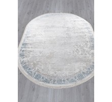 Ковер Arda Efsan L252A cream shrink/blue fdy Овал