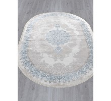 Ковер Arda Efsan L270A cream shrink/blue fdy Овал