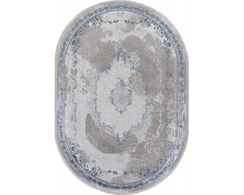 Ковер Arda Efsan L278A cream shrink/blue fdy Овал Ковер Arda Efsan L278A cream shrink/blue fdy Овал