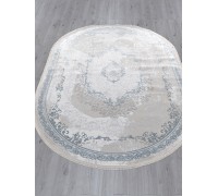 Ковер Arda Efsan L278A cream shrink/blue fdy Овал