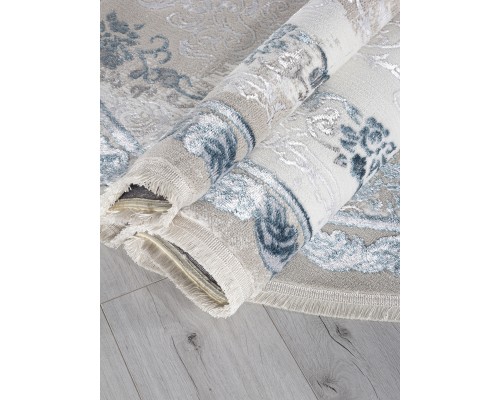 Ковер Arda Efsan L278A cream shrink/blue fdy Овал Ковер Arda Efsan L278A cream shrink/blue fdy Овал