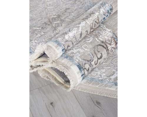 Ковер Arda Efsan L279A cream shrink/blue fdy Овал Ковер Arda Efsan L279A cream shrink/blue fdy Овал
