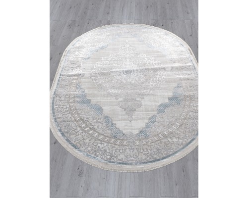 Ковер Arda Efsan L279A cream shrink/blue fdy Овал Ковер Arda Efsan L279A cream shrink/blue fdy Овал