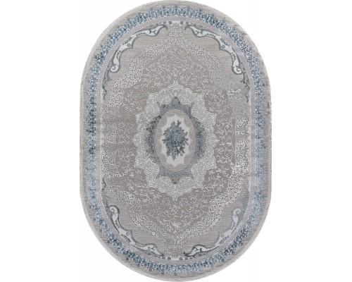 Ковер Arda Efsan Q010A cream shrink/blue fdy Овал Ковер Arda Efsan Q010A cream shrink/blue fdy Овал