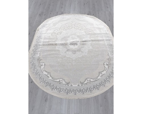 Ковер Arda Efsan Q010A cream shrink/grey fdy Овал Ковер Arda Efsan Q010A cream shrink/grey fdy Овал