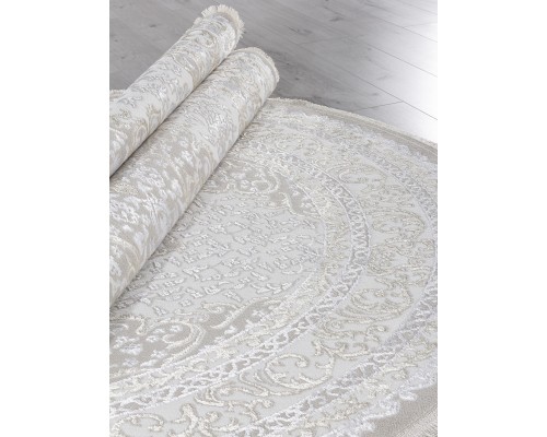 Ковер Arda Efsan Q011A beige shrink/beige fdy Овал Ковер Arda Efsan Q011A beige shrink/beige fdy Овал