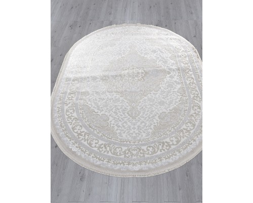 Ковер Arda Efsan Q011A beige shrink/beige fdy Овал Ковер Arda Efsan Q011A beige shrink/beige fdy Овал