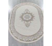 Ковер Kardelen Essa 27236A cream/blue Овал