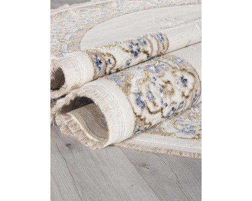 Ковер Kardelen Essa 27236A cream/blue Овал Ковер Kardelen Essa 27236A cream/blue Овал