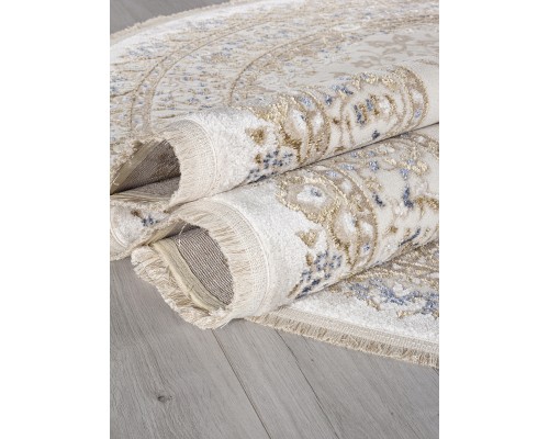 Ковер Kardelen Essa 27239A cream/blue Овал Ковер Kardelen Essa 27239A cream/blue Овал