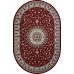 Ковер Merinos Gavana d409 red Овал