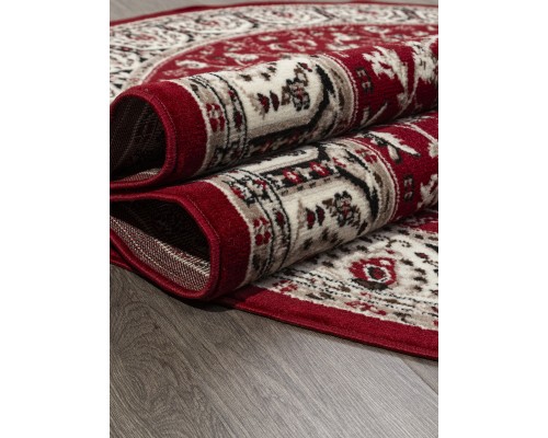 Ковер Merinos Gavana d409 red Овал