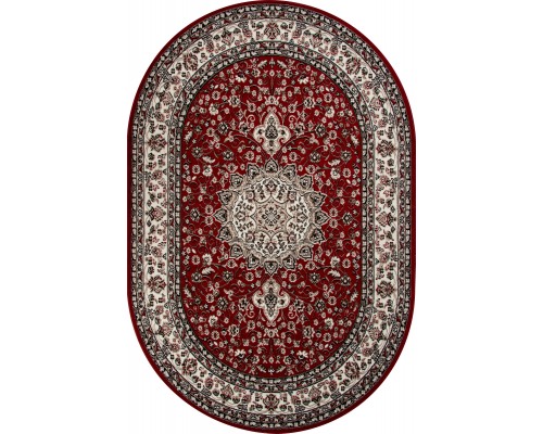 Ковер Merinos Gavana d411 red Овал