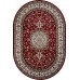 Ковер Merinos Gavana d411 red Овал