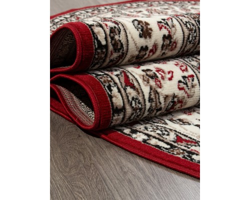 Ковер Merinos Gavana d411 red Овал