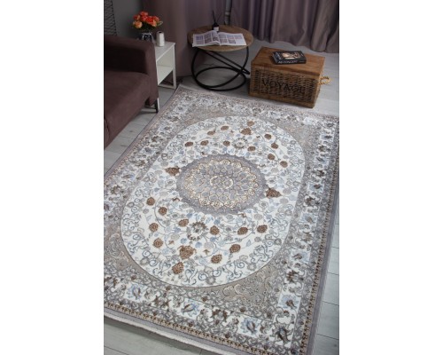 Ковер Merinos Halif F611 gray-l.blue