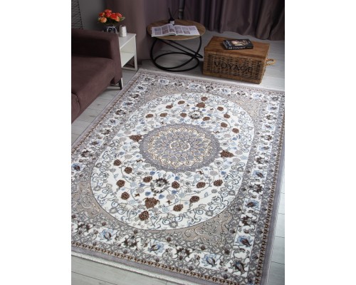 Ковер Merinos Halif F611 gray-l.blue