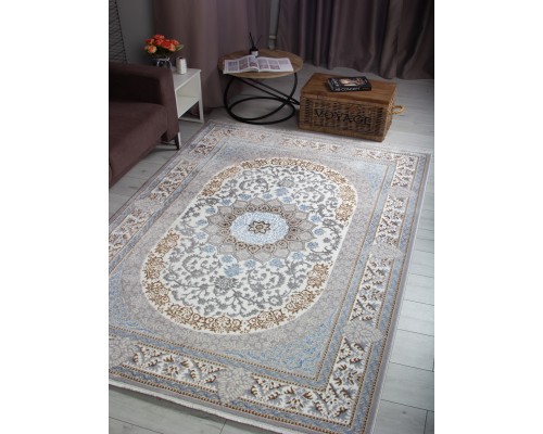 Ковер Merinos Halif F638 green-l.blue