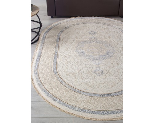 Ковер Durkar Jasmine 30950U cream/cream Овал