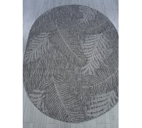 Ковер Merinos Kair S132 dark gray Овал