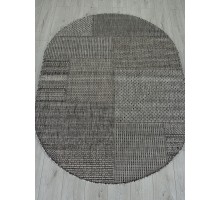 Ковер Merinos Kair S139 dark gray Овал