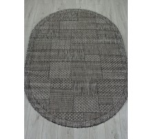Ковер Merinos Kair S148 dark gray Овал