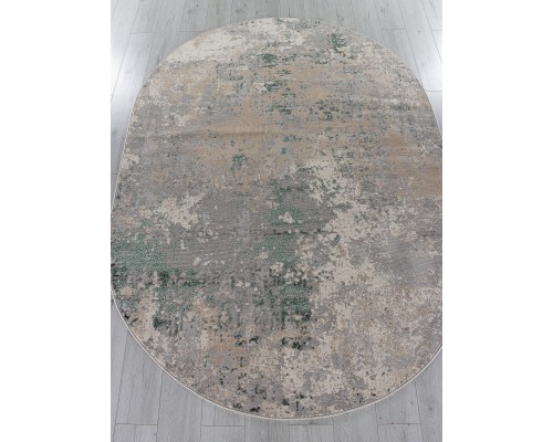 Ковер Merinos Liman F163 gray-green Овал