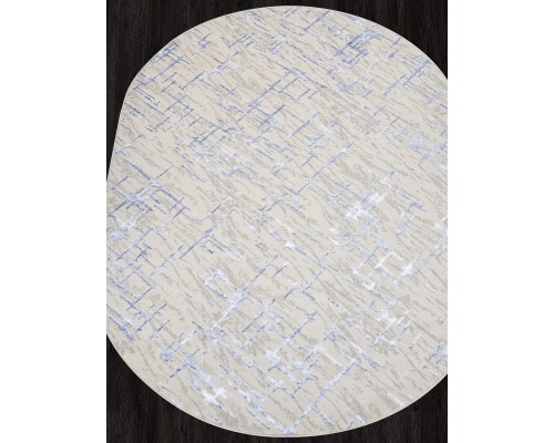 Ковер Merinos Liman F164 cream-blue Овал Ковер Merinos Liman F164 cream-blue Овал