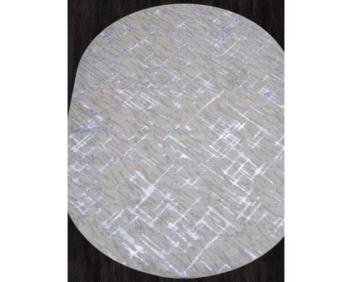 Ковер Merinos Liman F164 gray-blue Овал