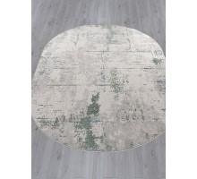 Ковер Merinos Liman F169 cream-d.green Овал