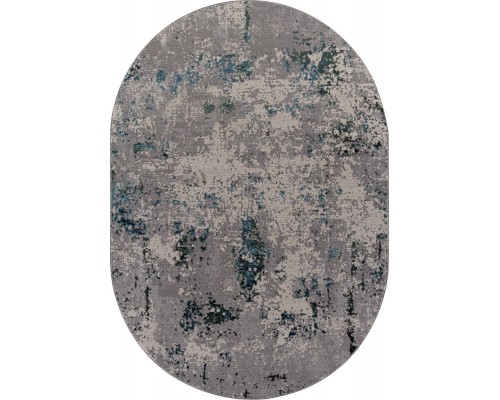 Ковер Merinos Liman F477 gray-blue Овал