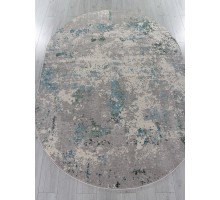 Ковер Merinos Liman F477 gray-blue Овал