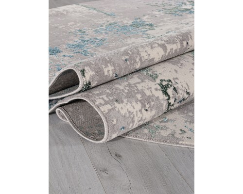 Ковер Merinos Liman F477 gray-blue Овал