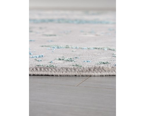 Ковер Merinos Liman F477 gray-blue Овал