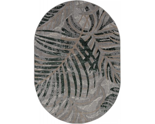 Ковер Merinos Liman F479 gray-green Овал