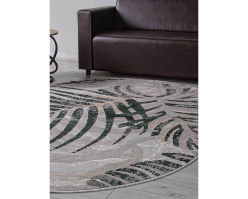 Ковер Merinos Liman F479 gray-green Овал